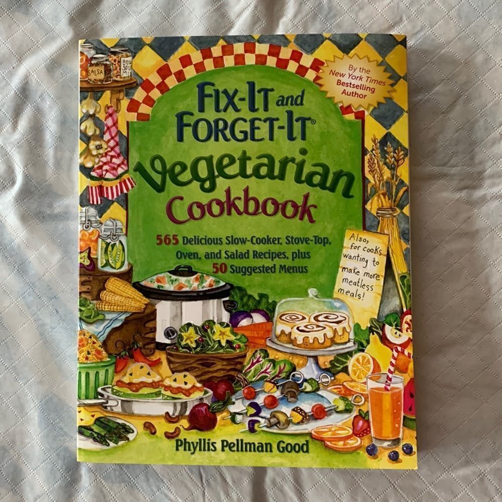 Cookbook Paperback Fix it and Forget it Vegetarian Phyllis Good